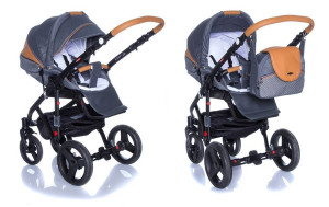 Коляска универсальная Adamex Vicco Carmel & Grey 2 в 1